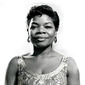 Maya Angelou Black History Month Png Fpu PNG Image