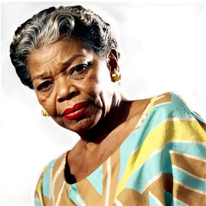 Maya Angelou Timeless Influence Png Ser41 PNG Image