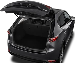 Mazda C X5 Rear Cargo Space PNG Image