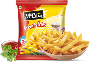 Mc Cain French Fries Package PNG with transparent background