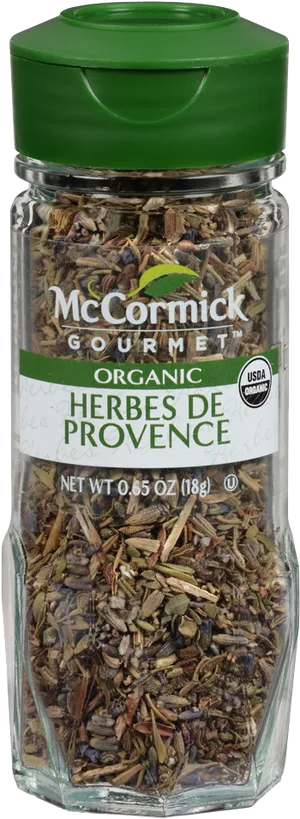 Mc Cormick Gourmet Organic Herbesde Provence PNG Image