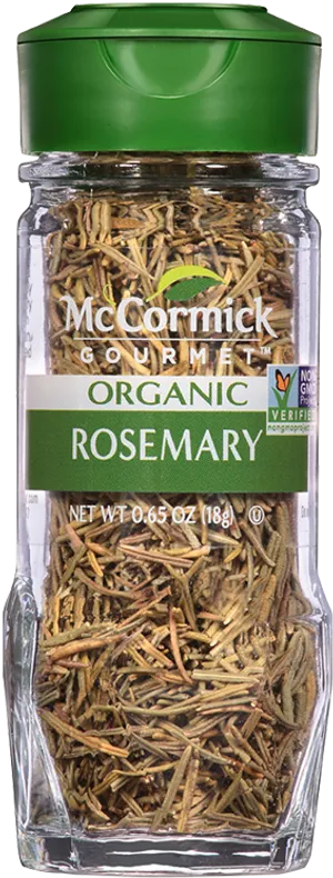 Mc Cormick Gourmet Organic Rosemary Jar PNG Image