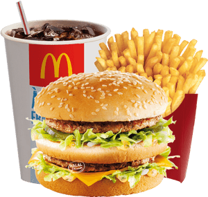Big Mac Menu Png, Transparent Png PNG