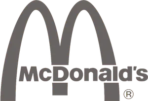 Mc Donalds Logo Black Background PNG Image