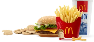 Mc Donalds Meal Combo Classic PNG Image