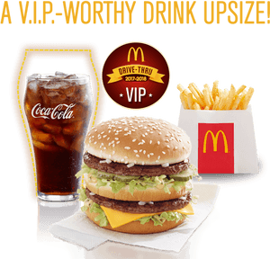 Mcdonald Vip Offer - Philippines Price 2018 Mcdonald's Menu 2018, HD Png Download PNG image with transparent background