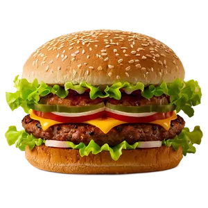 Mcdonalds Big Tasty Burger Png Prq PNG Image