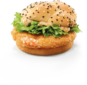 Mcdonalds Singapore Ebi Burger, HD Png Download PNG image with transparent background
