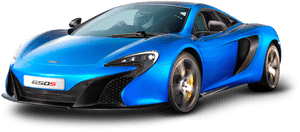 Mclaren 650s Blue Car Png Image - Mc Laren 650, Transparent Png PNG image with transparent background