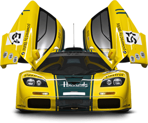 Mclaren P1 Gtr Front Car Yellow Png Image - Elon Musk Mclaren, Transparent Png PNG image with transparent background