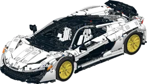 Mclaren Supercar Technical Illustration PNG Image