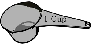 Measuring Cup Graphic PNG Image