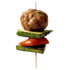 Meatball And Vegetable Skewer Png 06242024 PNG Image