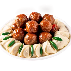 Meatball Party Platter Png 06242024 PNG Image