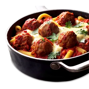 Meatball Pasta Bake Png 06242024 PNG Image