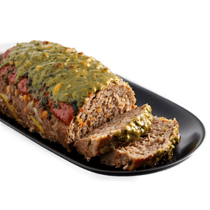 Meatloaf with Pesto Twist PNG vso PNG with transparent background