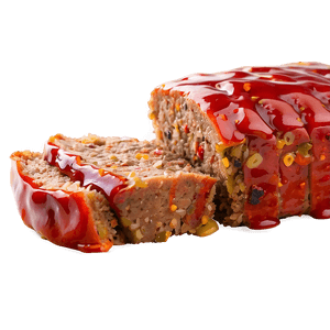 Meatloaf with Spicy Glaze PNG agf PNG with transparent background
