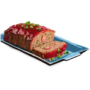 Meatloaf With Tangy Sauce Png 06272024 PNG Image