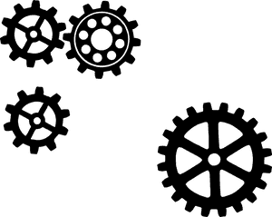 Mechanical, Machine, Discs, Gear, Mechanism, Machinery - Spinning Gear Gif Transparent, HD Png Download PNG image with transparent background