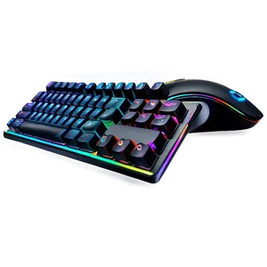 Mechanical Keyboard And Rgb Mouse Png Vro35 PNG Image