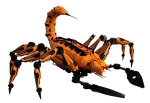 Mechanical Scorpio Robot Art PNG Image