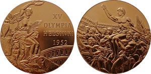 Medal Of Olympic Summer Games 1952 - Coin, HD Png Download PNG image with transparent background
