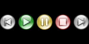 Media Playback Buttons Set PNG with transparent background