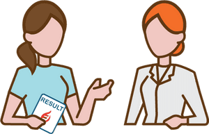 Medical Consultation Genetic Test Results PNG with transparent background