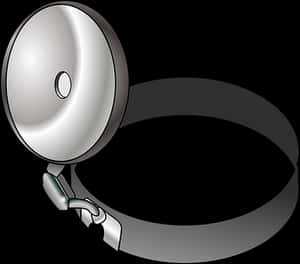 Medical Head Mirror Vector PNG image with transparent background