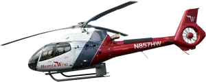 Medical Helicopterin Flight PNG Image