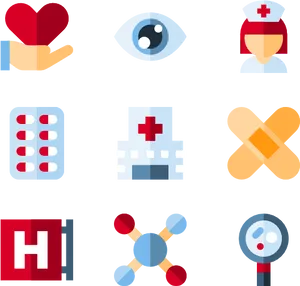 Medical Icons Set PNG Image