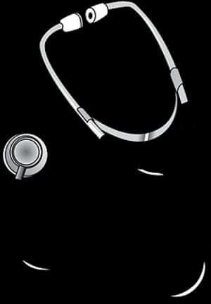 Medical Stethoscope Vector Illustration PNG