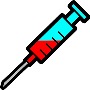 Medical Syringe Vector Illustration.png PNG Image