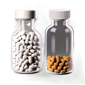 Medication Bottle Clipart PNG 05252024 PNG image with transparent background