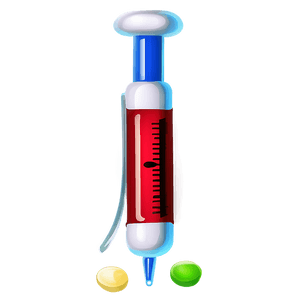 Medication Syringe PNG 2 PNG with transparent background