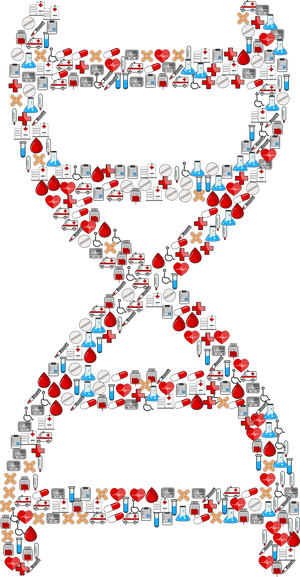 Medical Icons Dna Helix Clip Arts - Clip Art Molecular Biology, HD Png Download PNG image with transparent background