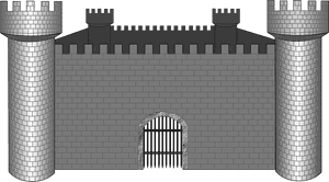 Castle, Animal, Medieval, Castle Gate, Wall, Towers - Medieval Castle Transparent Background, HD Png Download PNG image with transparent background