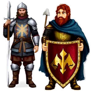 Medieval Characters Png Lre47 PNG Image