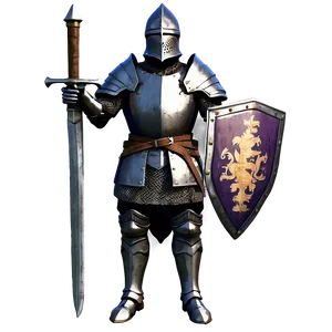 Medieval Game Character Knight Png Hju56 PNG Image