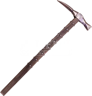 Medieval Halberd Weapon Collectible PNG Image