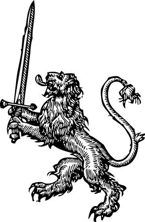 Lion With Sword Clip Arts - Status Of Royal Pandit, HD Png Download PNG image with transparent background