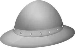 Medieval Kettle Hat Helmet PNG Image