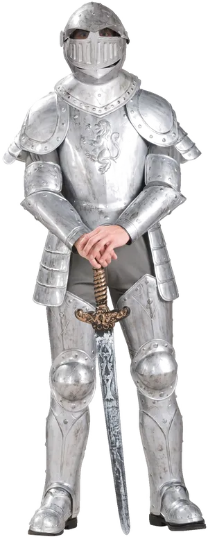 Medieval Knight Full Armor PNG Image