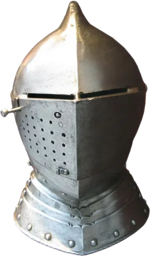 Medieval Knight Helmet PNG Image