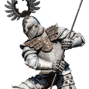 Medieval Knight Statue PNG Image