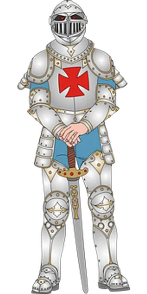 Medieval Knightin Armor PNG Image
