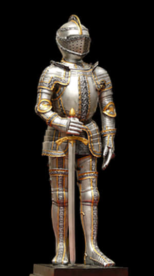 Medieval Knightin Armor PNG image with transparent background