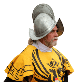 Medieval Knightin Armor PNG image with transparent background