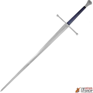 Medieval Longsword Black Background PNG Image