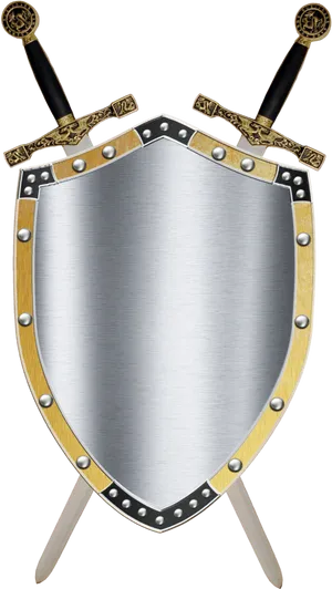 Medieval Shieldand Swords PNG Image